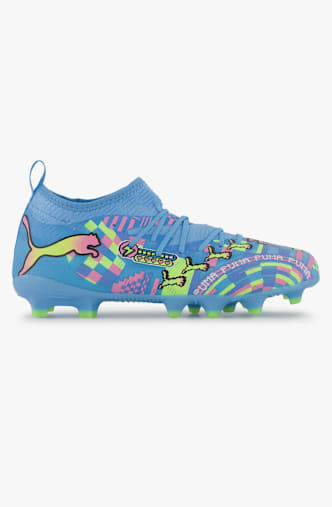 PUMA Future 9 Match Advanced Level FG/AG Kinder Fussballschuh Blau
