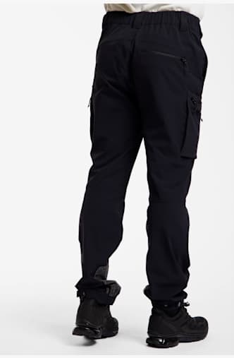 46 NORD Zip-Off Herren Wanderhose Schwarz