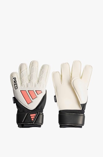adidas Predator Match Fingersave Kinder Torwarthandschuh Weiss