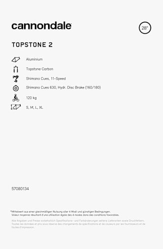Cannondale Topstone 2 28 gravel bike Bleu