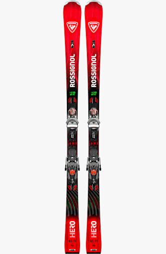 Rossignol Hero ST TI Konect Ski Set 26/27 Rot