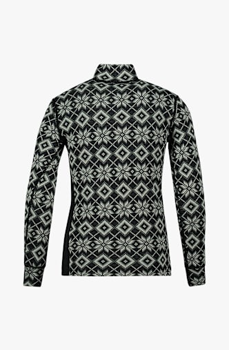 ALBRIGHT Merino maniche lunghe termica bambina Nero