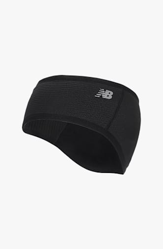 New Balance Performance Fleece Contour Stirnband Schwarz