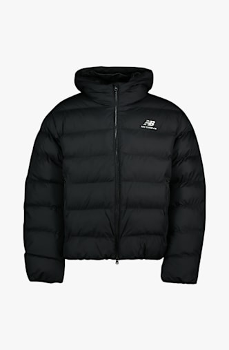 New Balance Boston Puffer Herren Winterjacke Schwarz