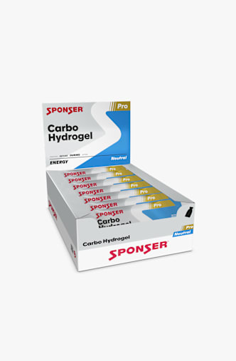 Sponser Carbo Hydrogel Neutral 20 x 60 g Energy Gel Weiss