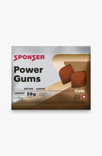 Sponser Power Gums Cola 20 x 75 g gommes énergétique Blanc