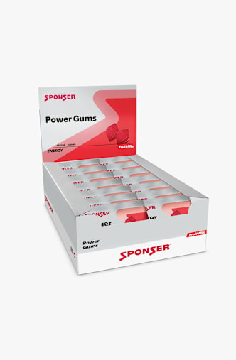 Sponser Power Gums Fruit Mix 20 x 75 g gommes énergétique Blanc