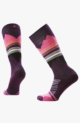 Smartwool Targeted Cushion Pattern OTC 34-41 Damen Skisocken Lila