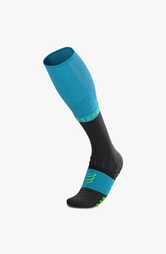 Compressport Full Winter Run 35-48 Laufsocken Blau