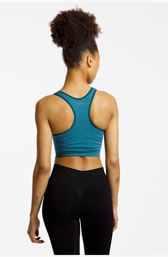 Odlo Seamless Medium Damen Sport-BH Blau