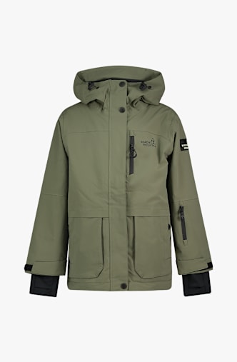 BEACH MOUNTAIN veste de snowboard enfants Olive