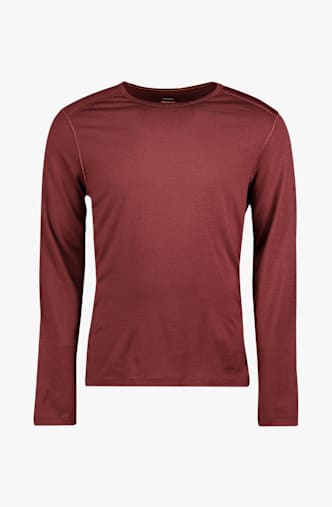 icebreaker Merino 200 Oasis Herren Thermo Longsleeve Rot
