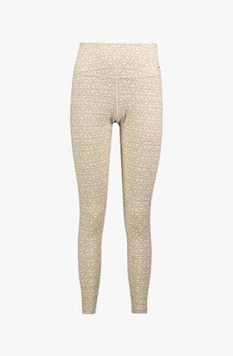 icebreaker Merino 260 Oasis High Rise leggings termici donna Beige