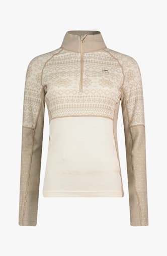 Kari Traa Vilma Merino Half-Zip Damen Thermo Longsleeve Undefined Color