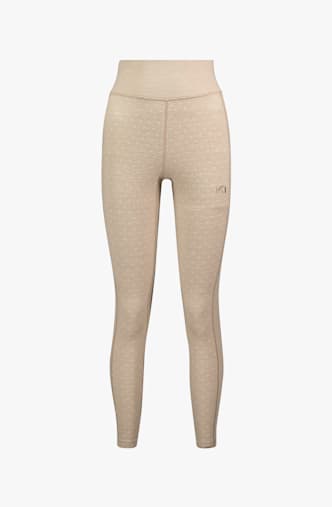 Kari Traa Vilma High Waist Damen Thermohose Beige