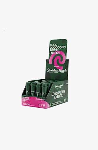 Sudden Rush 24-Pack Guarana X-Strong Trinkampullen Grün