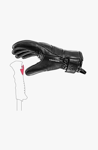 LEKI Glace Prime TR Damen Skihandschuh Schwarz