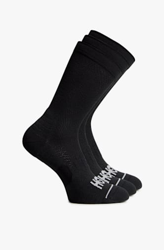 HOKA 3-Pack Run 34-46 chaussettes de course Noir