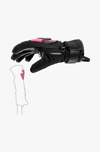 LEKI WCR Core TR guanti da sci bambini Pink