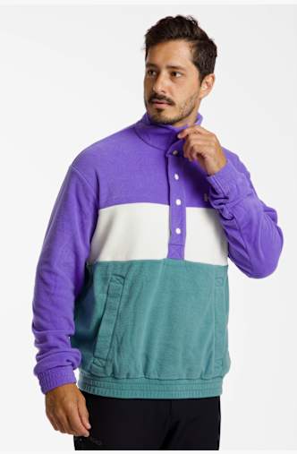 Helly Hansen Daybreaker Hugg Snap Fleece midlayer hommes Violet