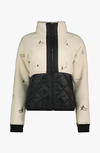 Helly Hansen Bliss Hybrid Fleece Damen Midlayer Offwhite