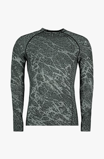 Odlo Performance Warm Blackcomb maniche lunghe termica uomo Grigio