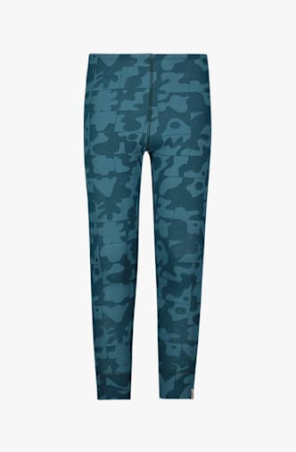 Odlo Active Warm Graphic leggings termici bambini Petrolio