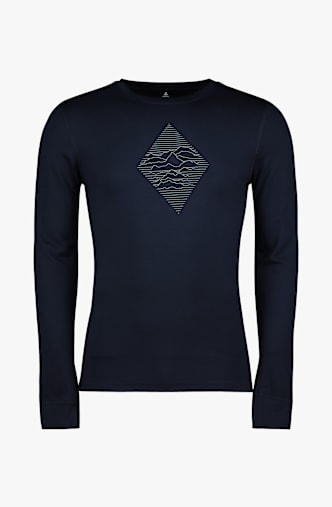 Odlo Merino 200 Herren Thermo Longsleeve Blau