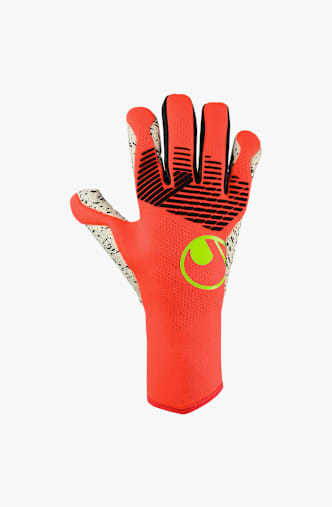 Uhlsport Fangmachine Zone Supergrip + HN Torwarthandschuh Gelb