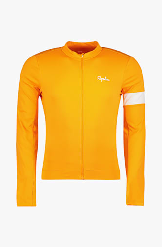 Rapha Core Thermal LS maglia da bike uomo Arancia