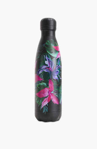 Chilly`s Tropical 500 ml Trinkflasche Schwarz