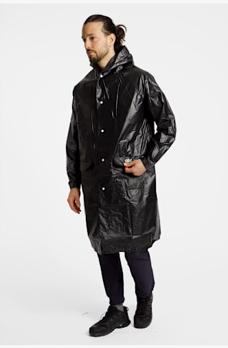 RUKKA Eva cappotto impermeabile Nero