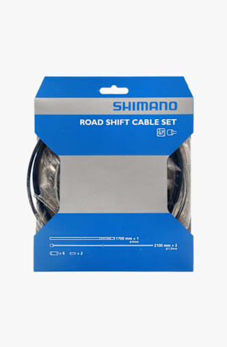 Shimano Road Schaltzugset Schwarz