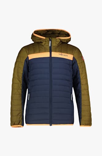 Trollkids Eikefjord Kinder Steppjacke Blau