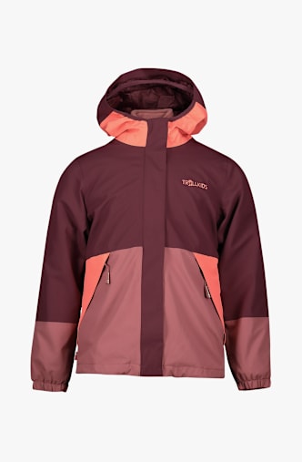 Trollkids Kjerag 3in1 giacca outdoor bambini Pink