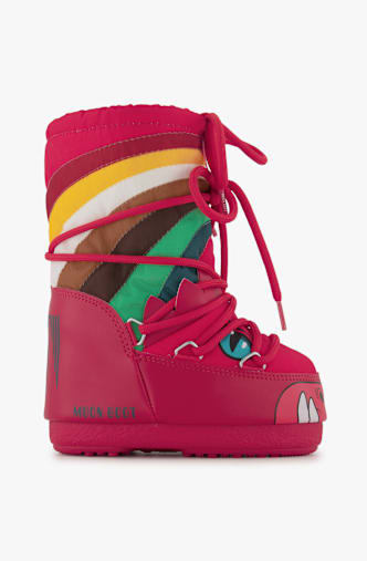 Moon Boot Icon Dino Kinder Winterboot Rot