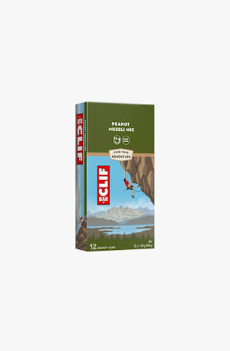 Clif Bar Peanut Muesli Mix 12 x 68 g Sportriegel Braun