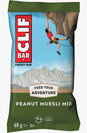 Clif Bar Peanut Muesli Mix 12 x 68 g Sportriegel Braun