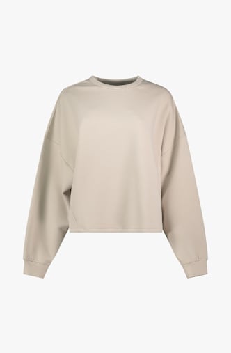 Nike 24.7 ImpossiblySoft Oversize Damen Pullover Beige