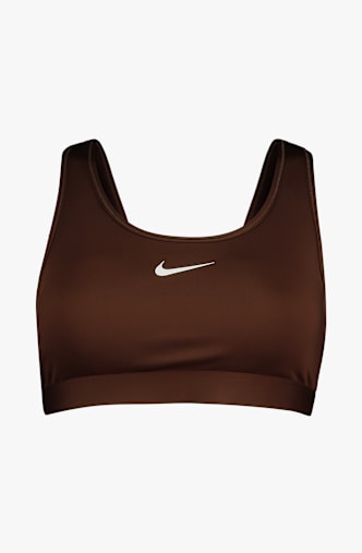 Nike Swoosh Padded Medium reggiseno sportivo donna Marrone