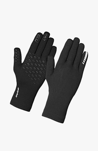 GripGrab Waterproof Knitted Winter gant de vélo Noir