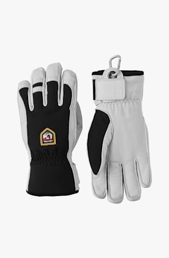 Hestra Army Leather Patrol 5 Finger Herren Skihandschuh Schwarz
