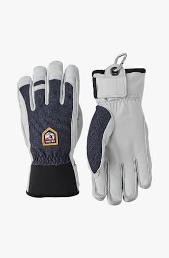 Hestra Army Leather Patrol 5 Finger Herren Skihandschuh Blau