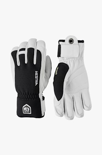 Hestra Army Leather Trigger 5 doigts gant de ski femmes Noir