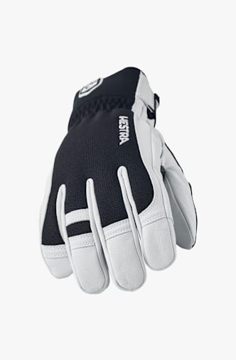 Hestra Army Leather Trigger 5 doigts gant de ski femmes Noir