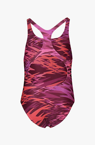 speedo Hyperboom Print Medalist maillot de bain filles Pink