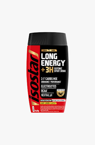 Isostar Long Energy +3H Lemon 570 g Getränkepulver Schwarz