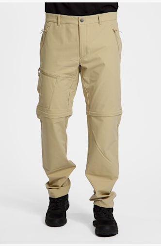 Jack Wolfskin Pico Trail Zip-Off Kurzgrösse Herren Wanderhose Beige