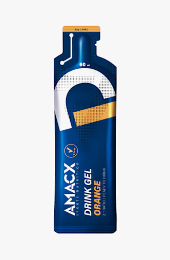 AMACX 12-Pack Drink Orange gel énergétique Bleu