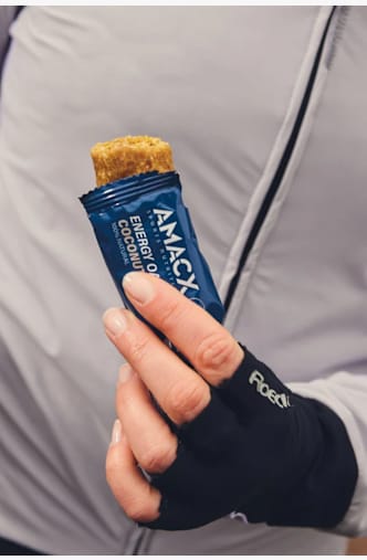 AMACX 12-Pack Energy Oat Coconut barretta per lo sport Blu